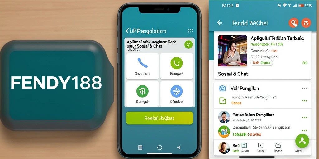 Tampilan antarmuka VoIP Panggilan FENDY188 yang modern dan user-friendly.