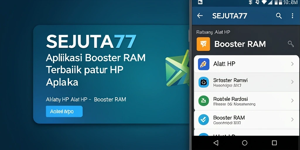 Tampilan antarmuka SEJUTA77 yang intuitif dan mudah digunakan.