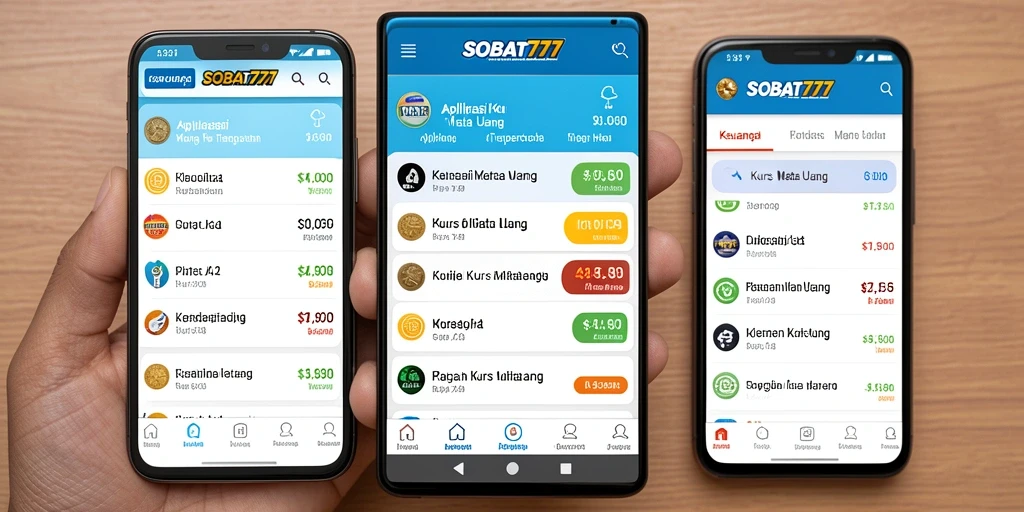 Tampilan antarmuka SOBAT777 yang jelas dan informatif.